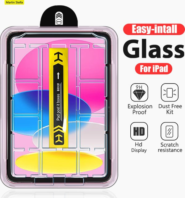 Apple Displayschutz aus gehärtetem Glas für iPad in Transparent - Bild 1