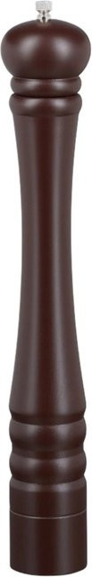 Relaxdays Pfeffermühle aus Birkenholz in Schokobraun, verstellbar, Höhe: 40 cm, Breite: 6 cm, Tiefe: 6 cm - Bild 1