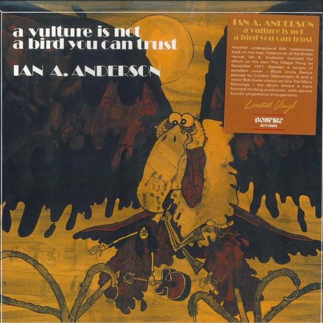 Ian A. Anderson - Ein Geier ist kein Vogel, dem man trauen kann LP Schallplatte von Bonfire Records, Rock, Schwarz, 2023 - Bild 1