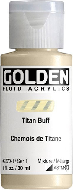 Golden Fluid Acrylfarbe Golden Titanbuff in Beige - Bild 1
