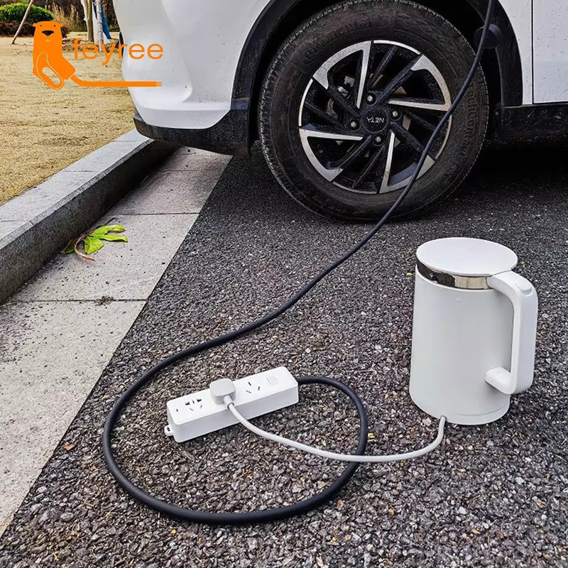 Feyree V2L-Kabel Typ 2 für Elektroautos mit EU-Buchse, 16 A, verbesserte Version für Outdoor-Kraftwerke - Bild 5