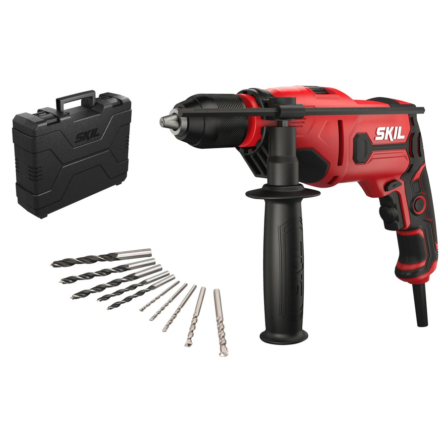 Skil Schlagbohrmaschine 6725GA in Rot mit 710 W Leistung und Koffer - Bild 2