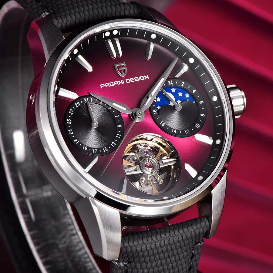 Pagani Design Armbanduhr, Automatik, Edelstahl, 41 mm, Herren - Bild 6