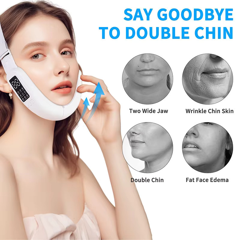 Windaily EMS Mikrostrom Gesichtsmassager, Weiß, Unisex - Bild 2