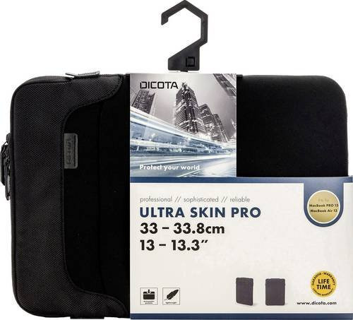 Dicota Notebook Hülle Ultra Skin PRO 13-13.3 Schwarz - Bild 1