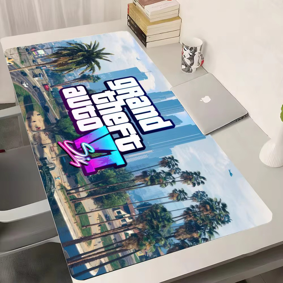 Potdemiel Gaming-Mauspad Game G-gta 6 in Schwarz und Multicolour, B/T: 90 x 40 cm, Höhe: 0,2 cm - Bild 2