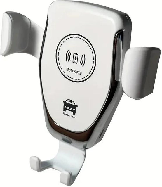 Maerknon 30W Kabelloser Ladeadapter und Handyhalterung für das Auto in Weiß - Bild 1