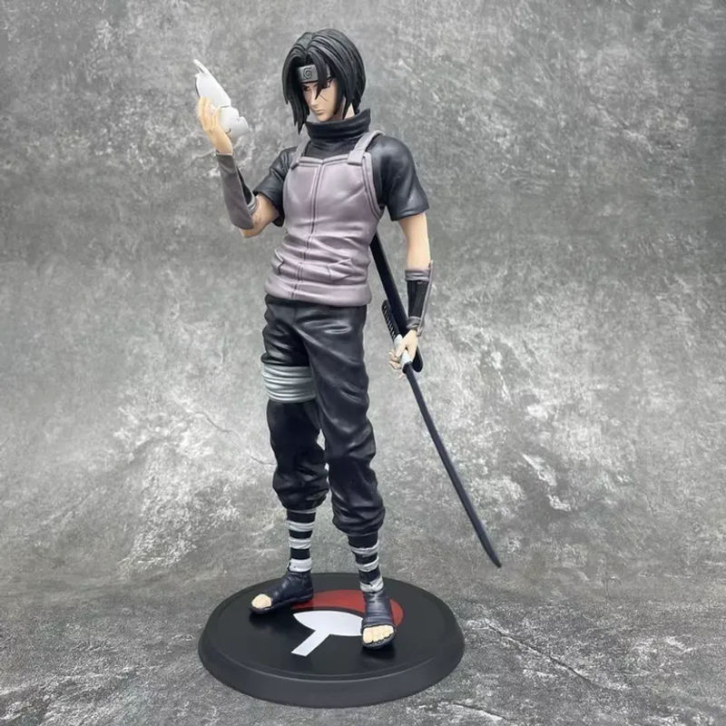 Bandai Naruto Itachi Uchiha Dekoration Figur Schwarz handgefertigte Statue - Bild 5