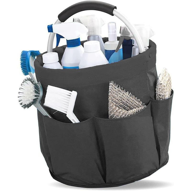 XYNN Aufbewahrungsorganizer-Tasche faltbarer Korb mit Griff, 17 l, navy blau - Bild 5