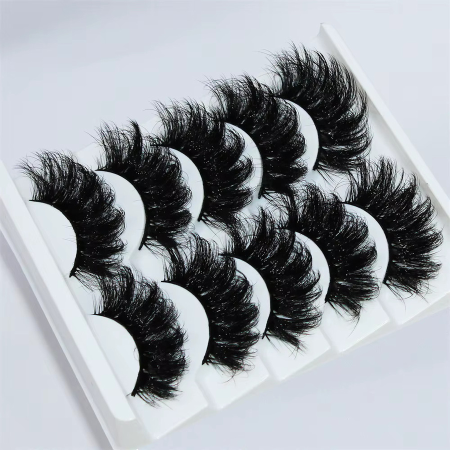 3D Falsche Wimpern, Black, Natürlich, 5 Paare - Bild 2