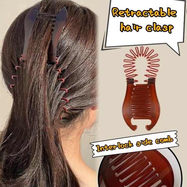 Bananen Kämme für DIY Pferdeschwanz Haarschmuck, Damen - Bild 1