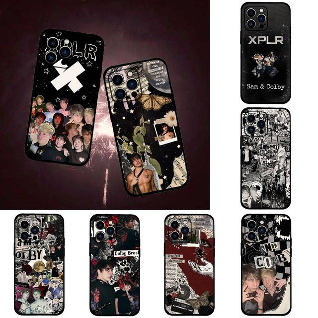 Mesuca S-Sam und Colby XPLR Handyhülle für iPhone 11 bis iPhone 17 Pro Max Plus, weiche TPU Hülle, Multicolour - Bild 1