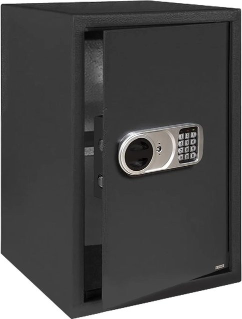 Office Marshal Safemaxx Tresor mit elektronischem Zahlenschloss in Anthrazit, B: 50 cm, T: 35 cm, H: 31 cm - Bild 1