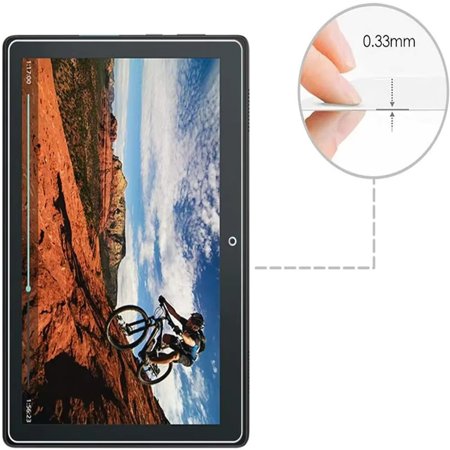 2er-Set gehärtete Glas Displayschutzfolie für Lenovo Tab M10 TB-X605F X505F 10,1 Zoll, transparent und kratzfest - Bild 3