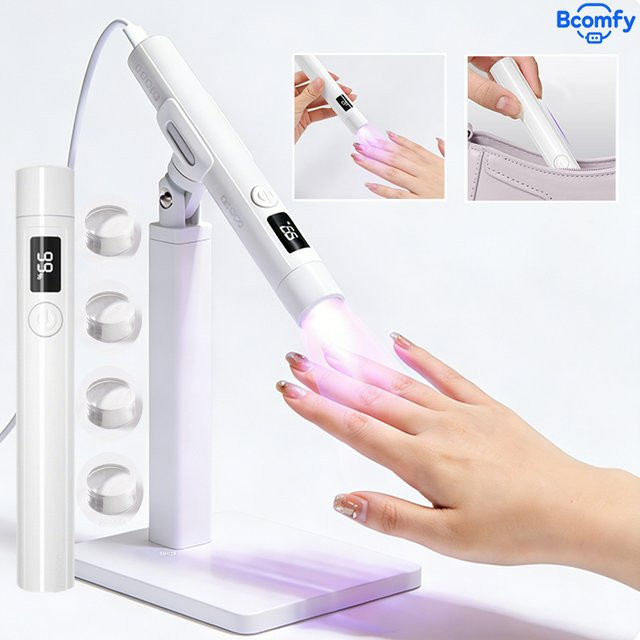 Peicon Mini-UV-LED-Nageltrocknerlampe, kabellos, faltbar - Bild 1