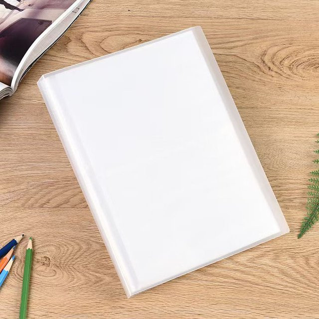Tonpei Transparentes PP-Fotoalbum mit Schleifen für 3R/4R/5R Fotos und Postkarten als DIY Sammelbuch - Bild 1