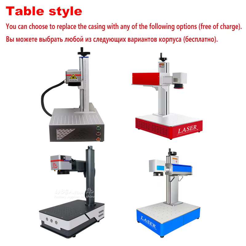 LYBGACNC Mini-Glasfaser-Laser Markierungsmaschine für Holz, Leder, Metall und Glas mit Raycus oder JPT Optionen (20W, 30W, 50W, 100W) - Bild 2