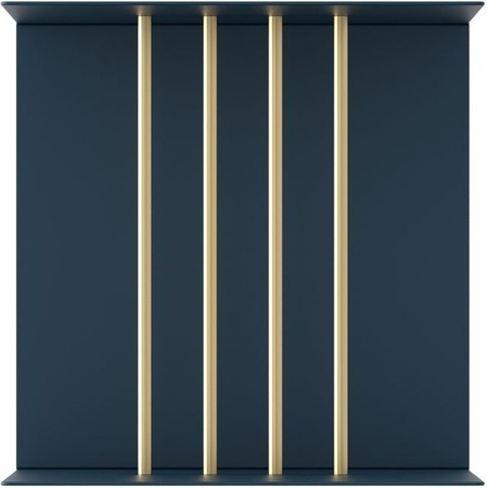 Umage Teaser Regal aus Metall in Blau, Wandmontage, B/T/H: 30 x 30 x 30 cm