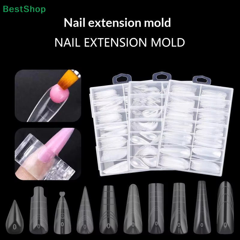 Nailpop Dual-System Nagelformen, Verlängerungs-Nagelspitzen, 70/140/150 Stück - Bild 4