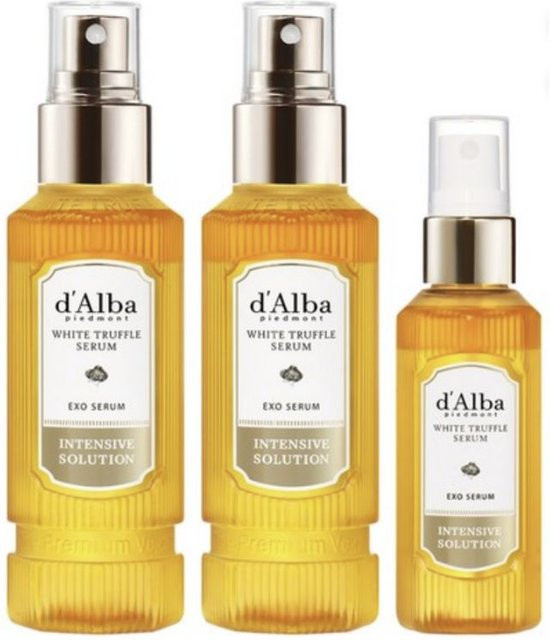 d'Alba White Truffle Exosome Intensiv-Serum-Set, 2x 100ml + 60ml, mit Hyaluronsäure - Bild 1