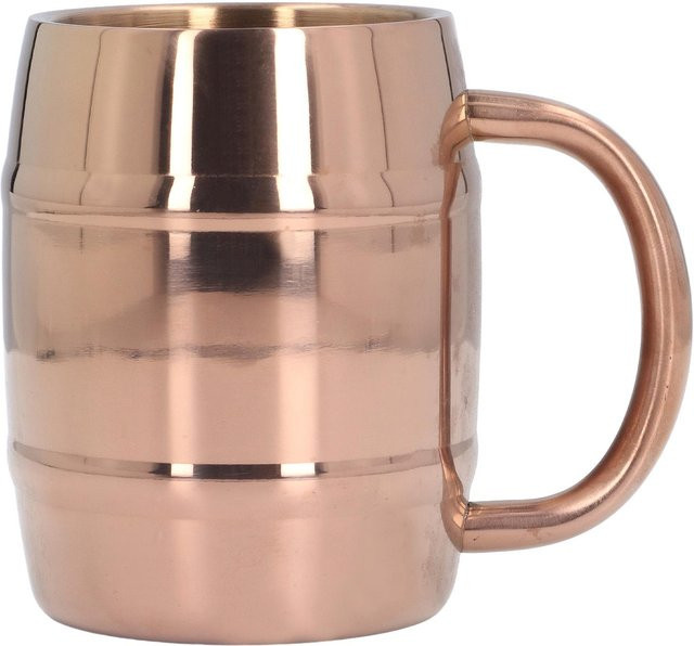 Fishine Kaffeebecher aus Edelstahl Doppelwandig Isoliert in Beige und Gold - Bild 1
