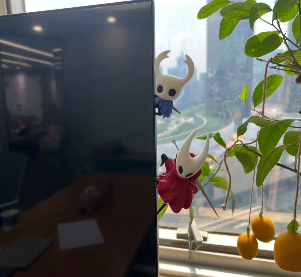 GWSVTIX Hollow Knight 2 Silksong Hornet, Kühlschrankmagnet, 3D Actionfigur, Magnetisches Dekormodell - Bild 3