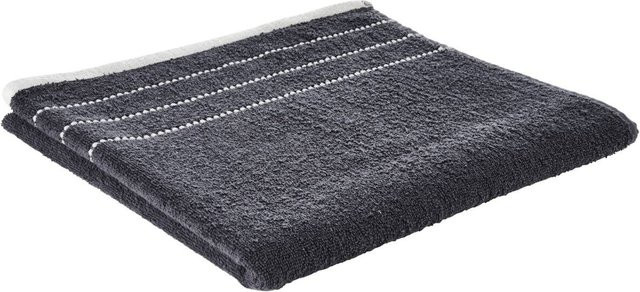 POCOline Duschtuch NEO aus Baumwolle in Anthrazit, B/L: 80 x 150 cm - Bild 1