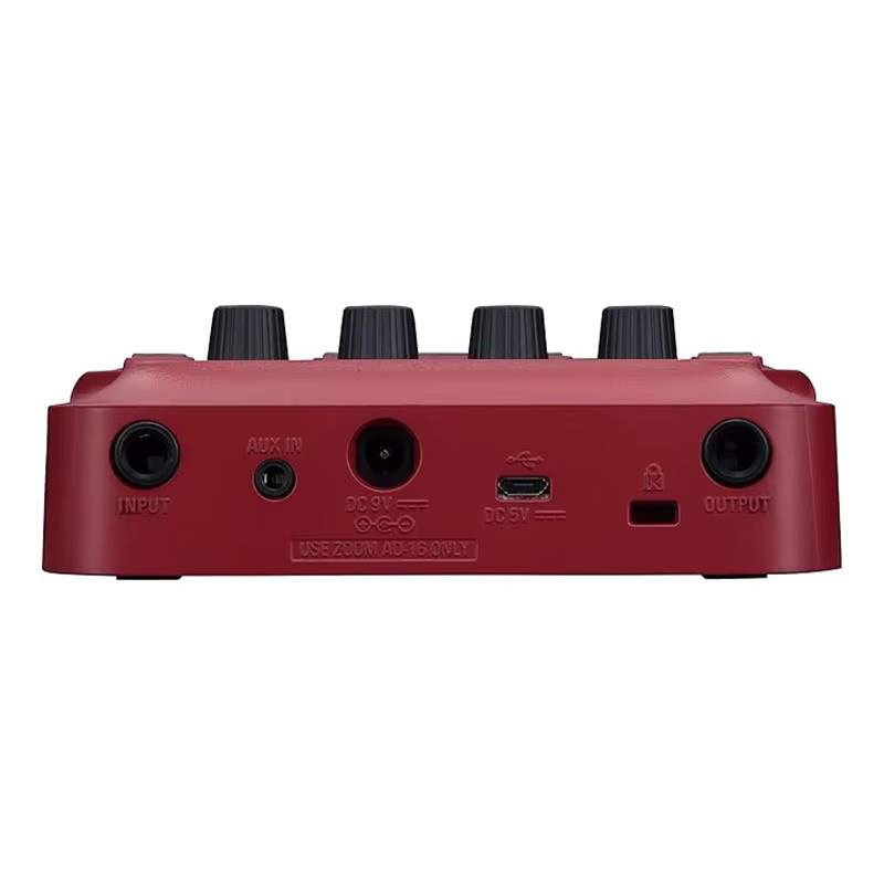 Zoom B1 FOUR Bass Multi-Effekt-Prozessor in Rot mit 60+ Effekten, Verstärkermodellierung, Looper und Rhythmussystem - Bild 4