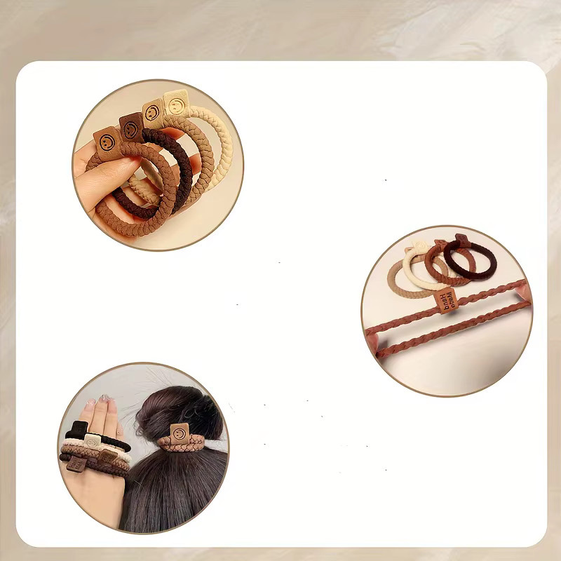 Haarringe Set, minimalistische Twist, 5 Stück - Bild 6