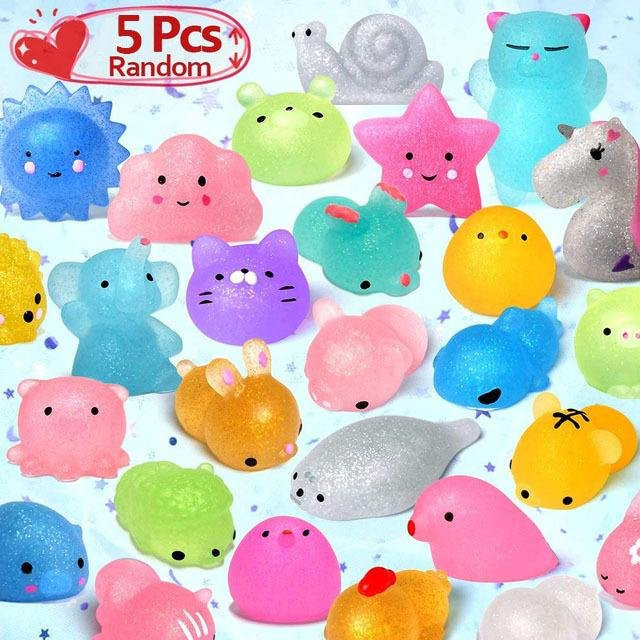 Fashnics Kawaii Squishies Mochi Anima Squishy Spielzeug, 50-55-teiliges Set - Bild 1