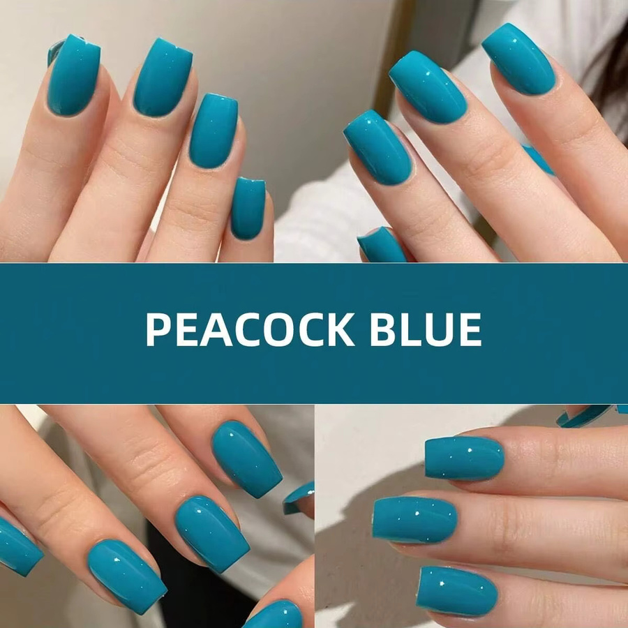 XEIJAYI Nagellack, Pfauenblau, glänzend, 15 ml - Bild 3