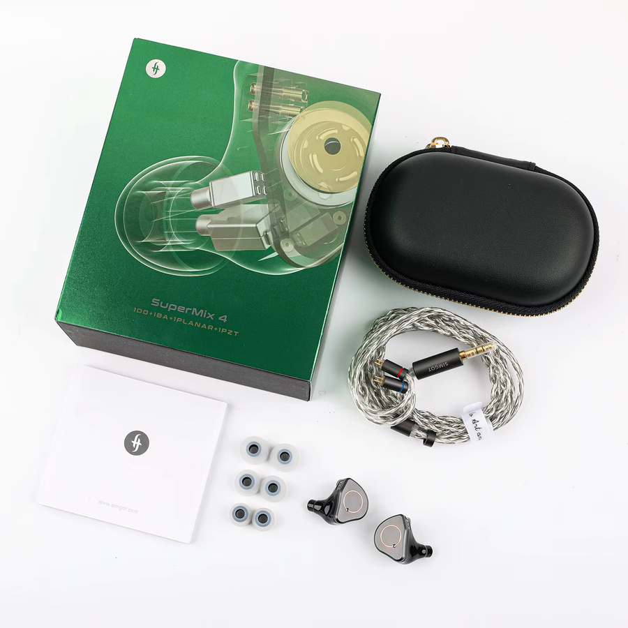 SIMGOT SuperMix 4 HiFi-In-Ear-Kopfhörer mit Hybrid-Treiber-Technologie in Schwarz - Bild 4