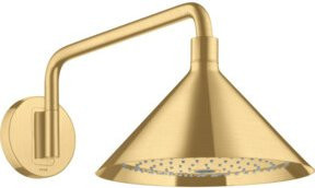 Hansgrohe Axor Kopfbrause Rund in Gold mit 2 Strahlarten und Anti-Kalk-Funktion, Durchmesser: 24 cm - Bild 1