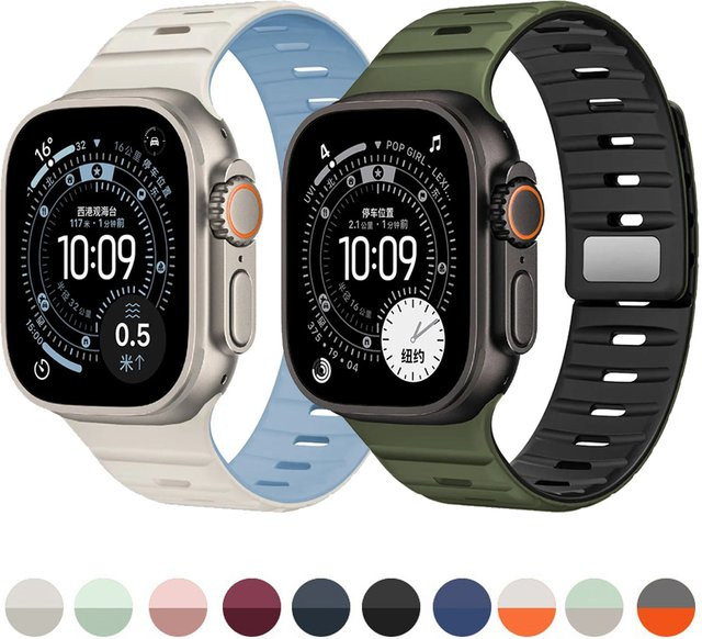 Uhrenarmband Silikon, Unisex - Bild 1
