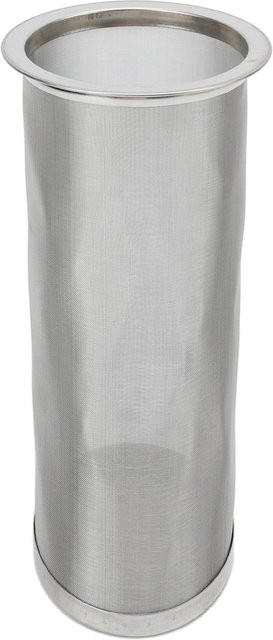 CosyHome Cold Brew Kaffeefilter aus Edelstahl mit feinem Mesh-Sieb, Farbe: Weiß, B/H: 8 x 21 cm - Bild 1