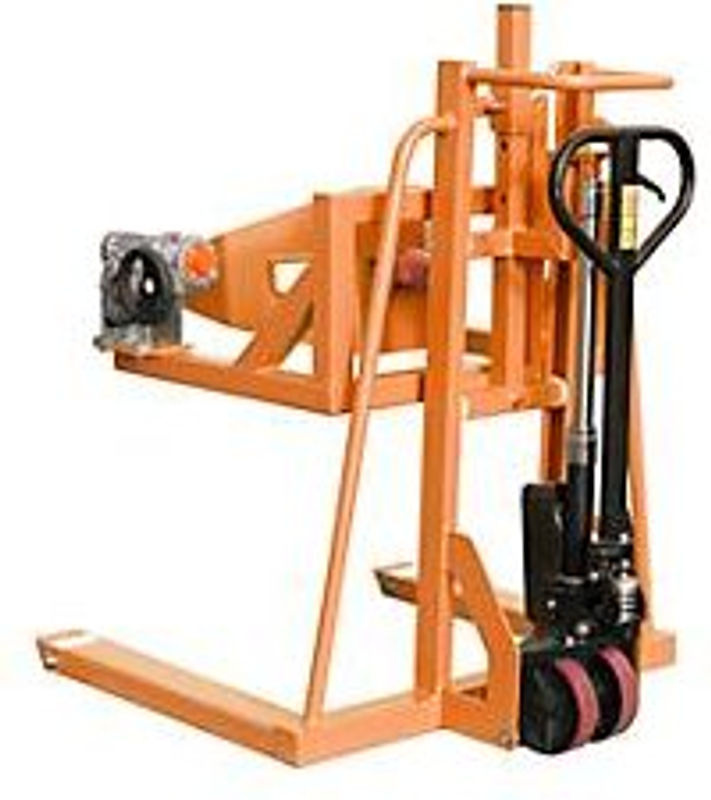Bauer Südlohn Fassheberoller FHR 600 F aus Stahl, Gelborange, B 112,5 cm x T 120 cm x H 133 cm - Bild 2