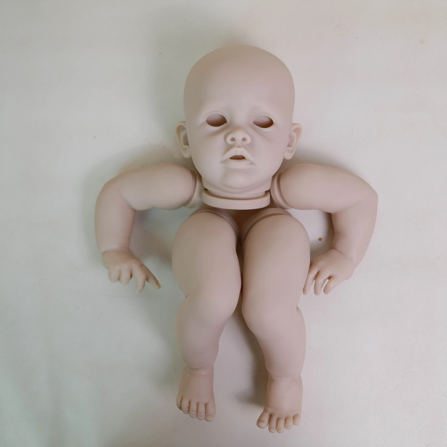 NPK Reborn-Puppenbausatz Benjamin in limitierter Auflage mit Stoffkörper und Augen, Farbe: Weiß/Beige - Bild 1