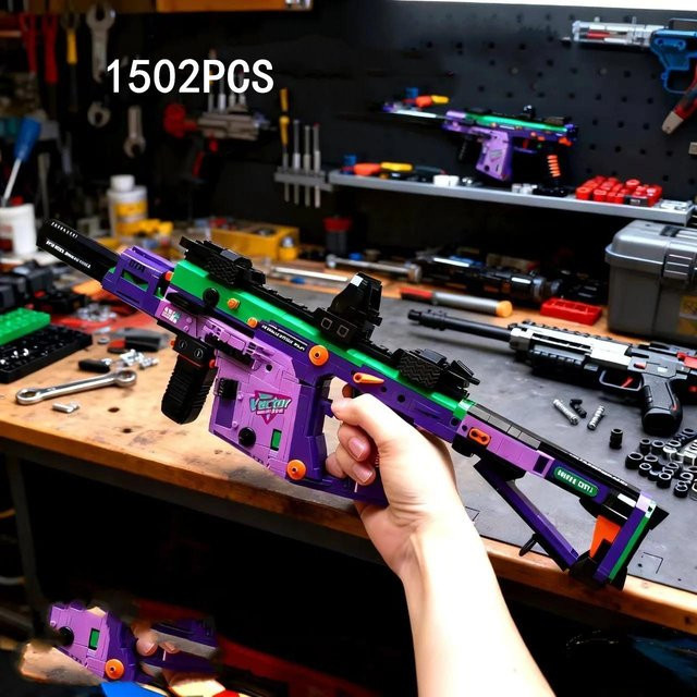 Yiran toy Konstruktionsset Baupistole Militär 6–12 Jahre - Bild 1