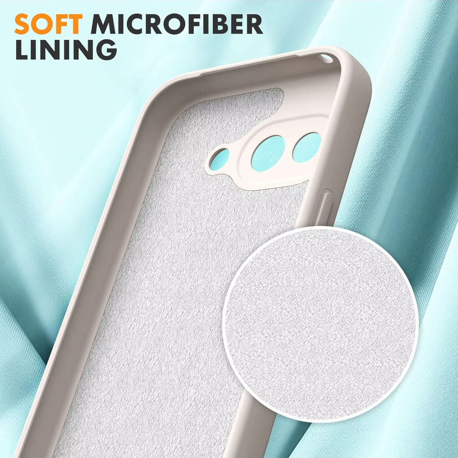 Google Pixel 9A Business Handyhülle aus weichem Flüssigsilikon in Blau - Bild 1