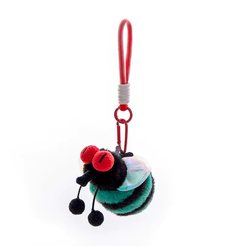 MIAOOWA Kleiner Insekten-Anhänger, Marienkäfer Spinne, 12cm, Unisex - Bild 2