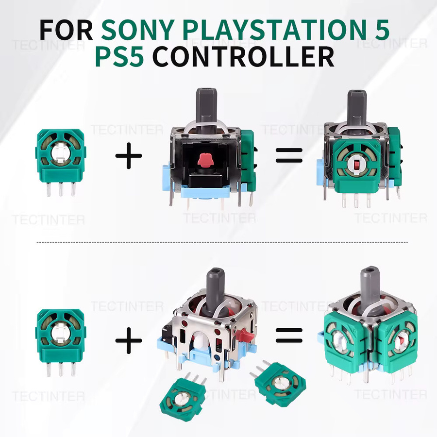 Sony Analog Joystick Potentiometer 2K3 Ohm Ersatzmodul für Dualsense PS5 Controller Sensor Reparatur Set - Bild 4