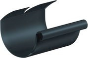 Sarei Fallrohrverbinder für Dachentwässerung aus Aluminium in Anthrazit und Grau, NW 100 - Bild 1