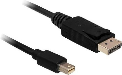 Delock Mini-DisplayPort auf DisplayPort Adapterkabel, Schwarz, DisplayPort 5.0 - Bild 1