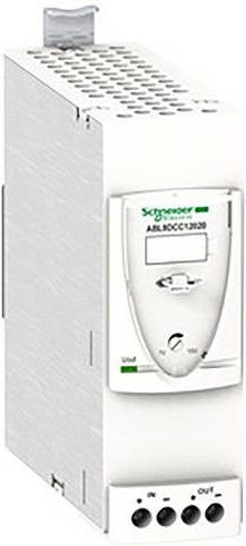 Schneider Electric ABL8DCC12020 DC/DC-Wandler, 24 W, 24-28,8 VDC zu 12 VDC, 2 A, Farbe: Weiß - Bild 1
