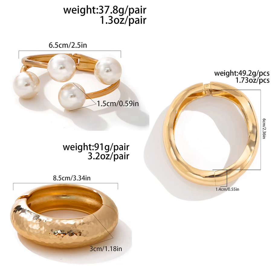 Ingemark Manschettenarmband, Imitationsperlen, Damen - Bild 2