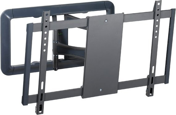BFMO 8060 TV Wandhalterung voll beweglich, neig- und schwenkbar für Bildschirme bis 216 cm / 85 Zoll, VESA 600, Titanoptik in Silber und Anthrazit - Bild 1
