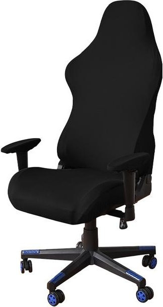 LEVIVEI Gaming-Stuhlbezug aus elastischem Stoff, rutschfest und dehnbar, unifarben für Bürostühle und Sessel - Bild 1