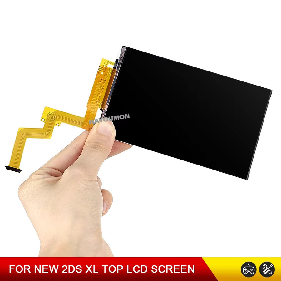 LCD Ersatzbildschirm für Nintendo 2DS XL LL in Schwarz - Bild 4