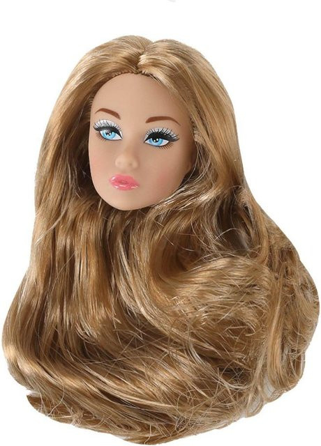 PRELEXT Supermodel Puppenkopf, Lockiges Haar, 30cm, ab 6 Jahren - Bild 1
