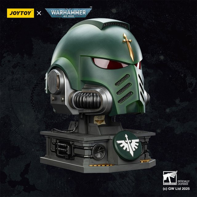 JOYTOY Warhammer Dark Angels MkX Helm und Ausstellungsstand, Actionfiguren - Bild 1